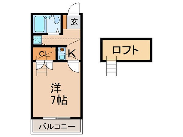 ラフォ－レ一ノ谷の物件間取画像